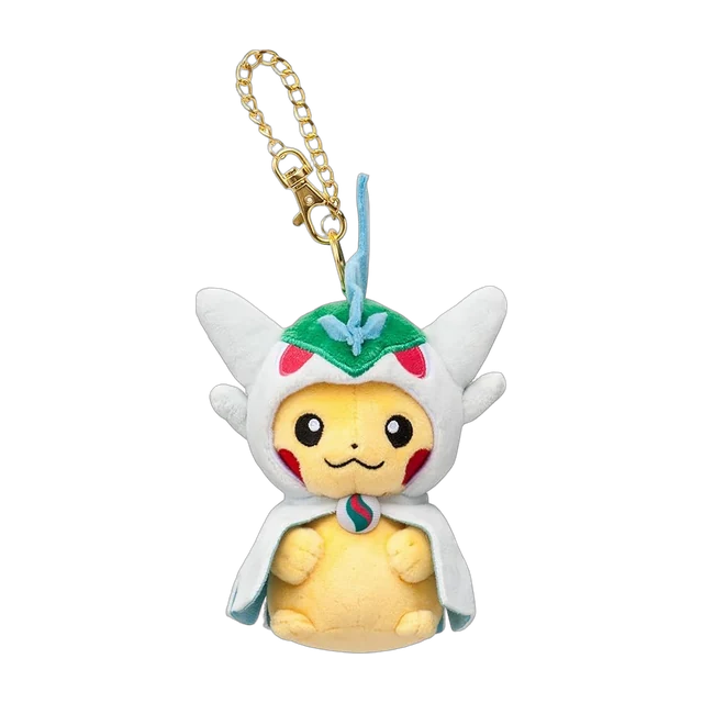Pokémon Center 2016 Poncho Pikachu #2 Mega Gallade Pikachu Mascot Keychain