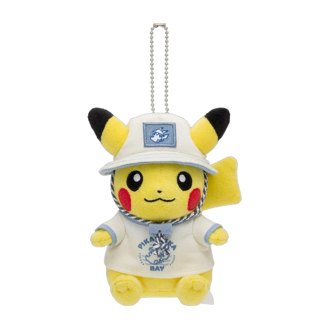 Pokémon Center 2024 Tokyo Bay Grand Re-Opening Pikachu With Bucket Hat Mascot Keychain
