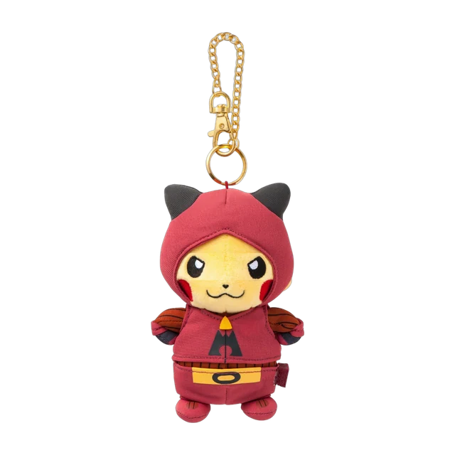 Pokémon Center 2016 Secret Teams #1 Team Magma Pikachu Mascot Keychain