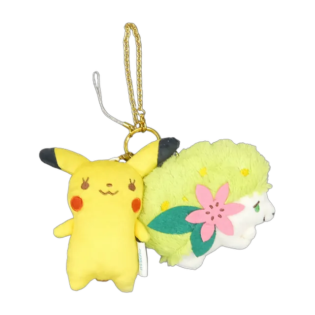 ITS'DEMO 2017 Pokémon Love ITS' DEMO Pikachu with Shaymin Mascot Keychain