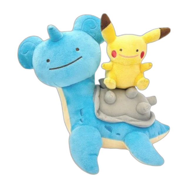 Pokémon Korea 2025 Metamong Project Ditto Pikachu Riding Ditto Lapras Plush