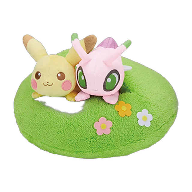 Banpresto 2020 Pokémon Collection Lottery Pikachu's Forest Hide-and-Seek Pikachu & Celebi Large Plush