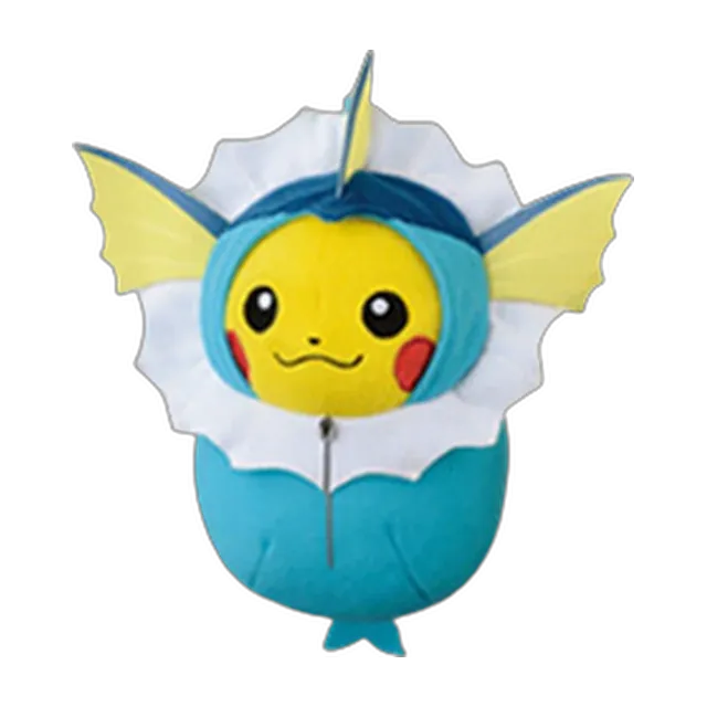 Banpresto 2016 Nebukuro Collection Pikachu in Vaporeon Sleeping Bag Large Plush