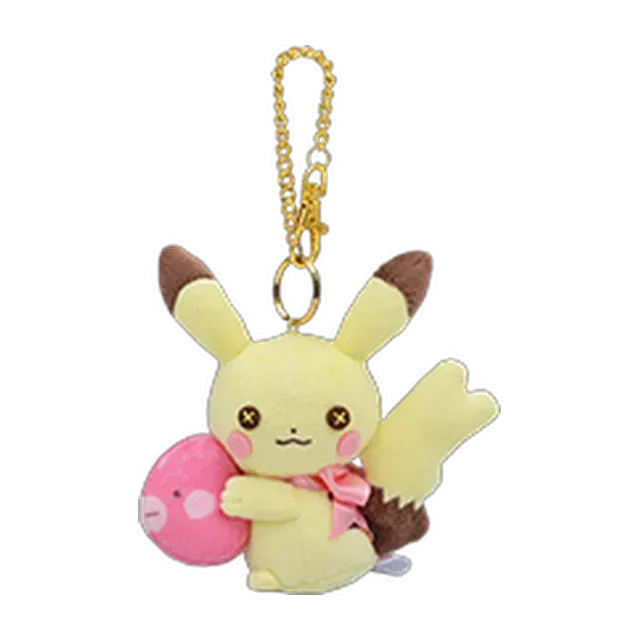 Pokémon Center 2019 Fluffy Little Pokémon Pikachu Mascot Keychain (Female)