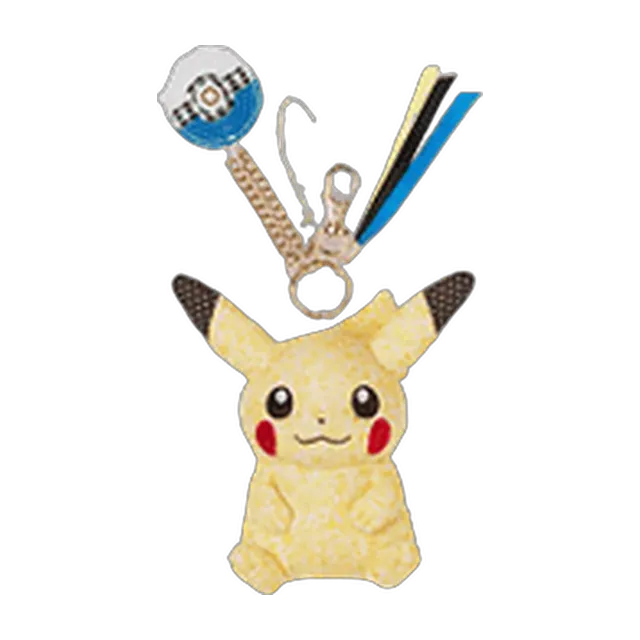 Pokémon Center 2012 Pokémon Patchwork Patchwork Pikachu Mascot Keychain