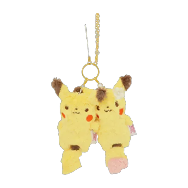 ITS'DEMO 2016 Pokémon Love ITS' DEMO Pikachu Pair Mascot Keychain
