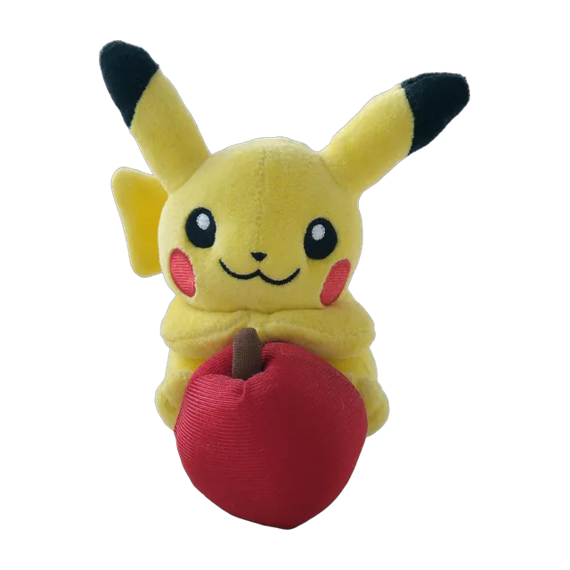 Pokémon Center 2010 Rainbow Pikachu Pikachu with Apple Plush