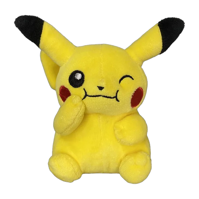 Pokémon Center 2010 Rainbow Pikachu Winking Pikachu Plush