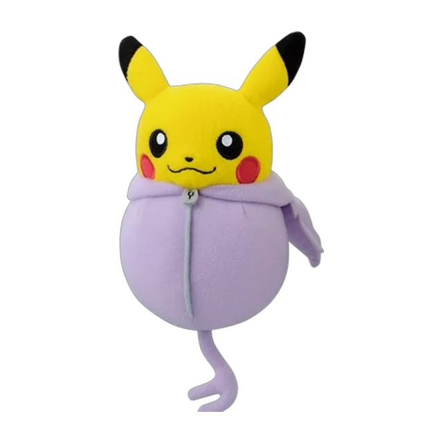 Banpresto 2017 Nebukuro Collection Pikachu in Espeon Sleeping Bag Plush
