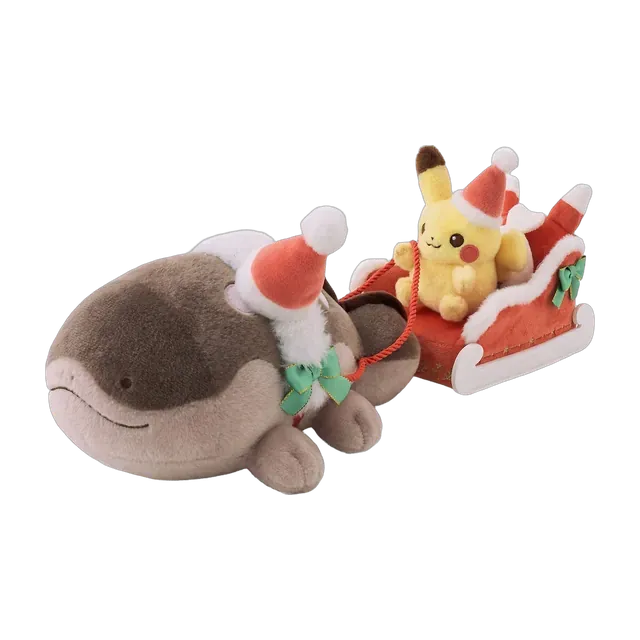 Pokémon Center 2026 Christmas Junbi-Chu! Present Delivery Pikachu & Clodsire Plush