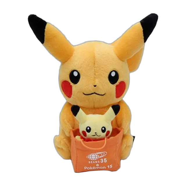 BEAMS 2011 BEAMS 35th x Pokémon 15th Anniversary Orange Pikachu Plush
