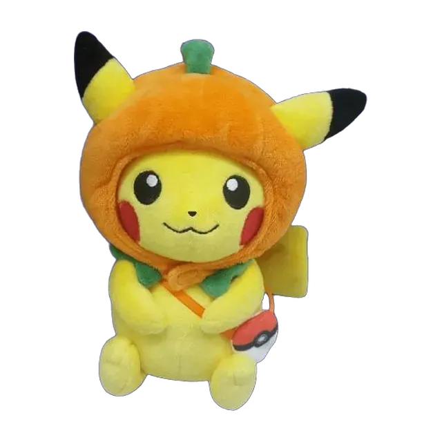 Pokémon Korea 2017 Korea Seven-Eleven Halloween Pumpkin Hood Pikachu Plush