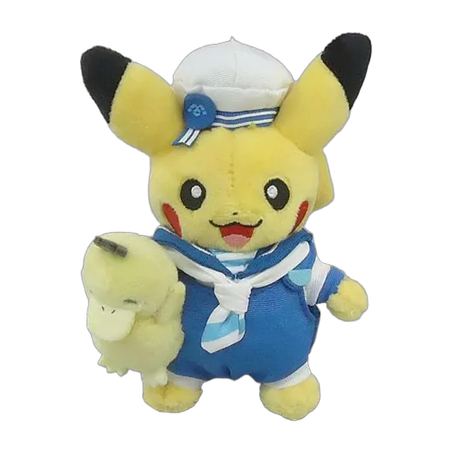 Pokémon Center 2018 Yokohama Renewal Opening Sailor Pikachu Mascot Keychain (Version 2)