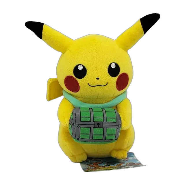 Pokémon Center 2009 Mystery Dungeon Explorers of Sky Pikachu with Treasure Box Plush