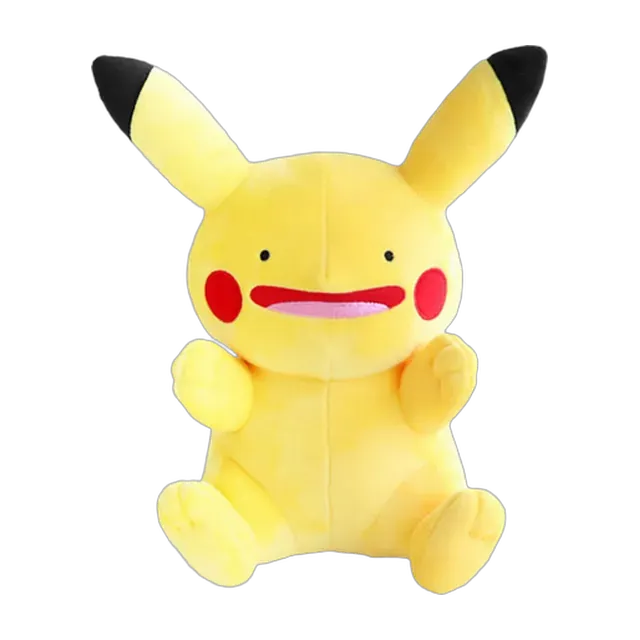 Licensed (Korea) 2025 Ditto Pikachu Plush (Sitting Version)
