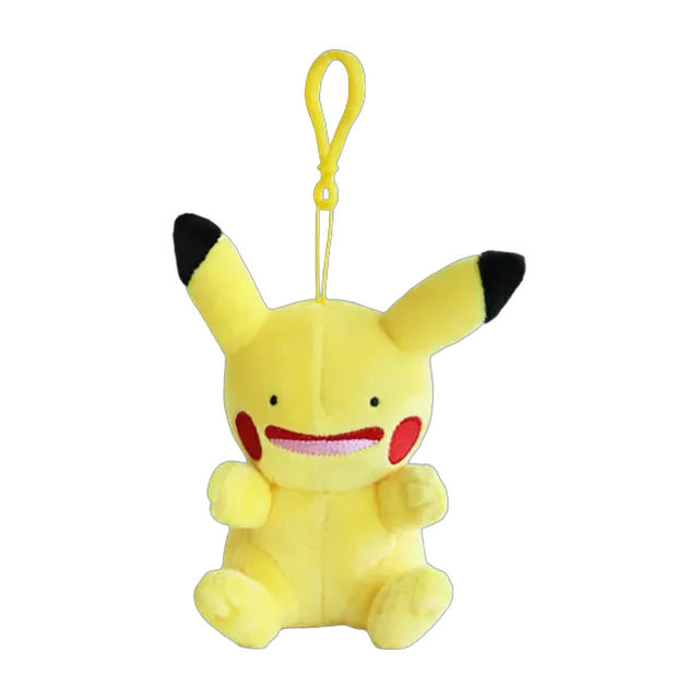 Licensed (Korea) 2025 Ditto Pikachu Mascot Keychain (Sitting Version)