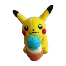 Pokémon Center 2004 Torikaekko Please Pikachu with Ice Cream Plush