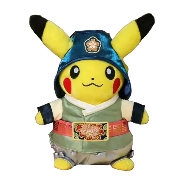 Pokémon Store 2026 Mega Festa Antique Edition Hanbok Pikachu Plush (Male)