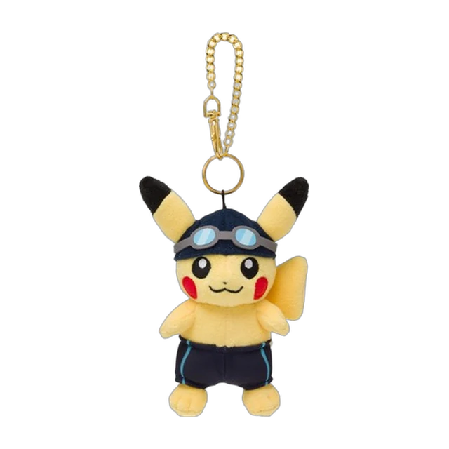 Pokémon Center 2020 Pokémon Sports Swimming Pikachu Mascot Keychain