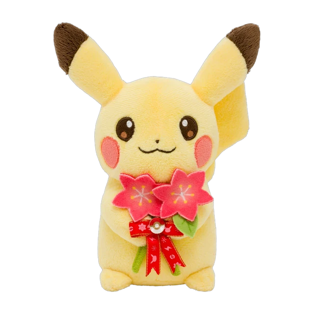 Pokémon Center 2025 For you! Pikachu with Gracidea Bouquet Plush