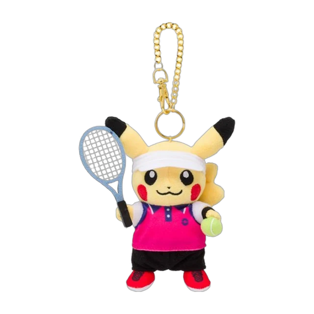 Pokémon Center 2020 Pokémon Sports Tennis Pikachu Mascot Keychain