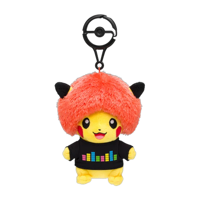 Pokémon Center 2027 Manila PokeXciting Red Pikachu Mascot Keychain