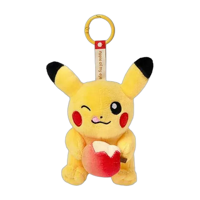 Pokémon Gym 2025 China Apple of My Eye Pikachu Eating Apple Mascot Keychain