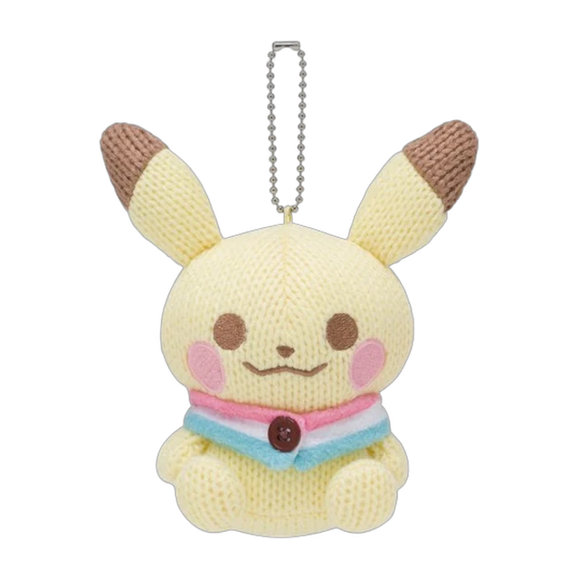 Pokémon Center 2018 Amigurumi Pikachu Knit Pikachu Mascot Keychain