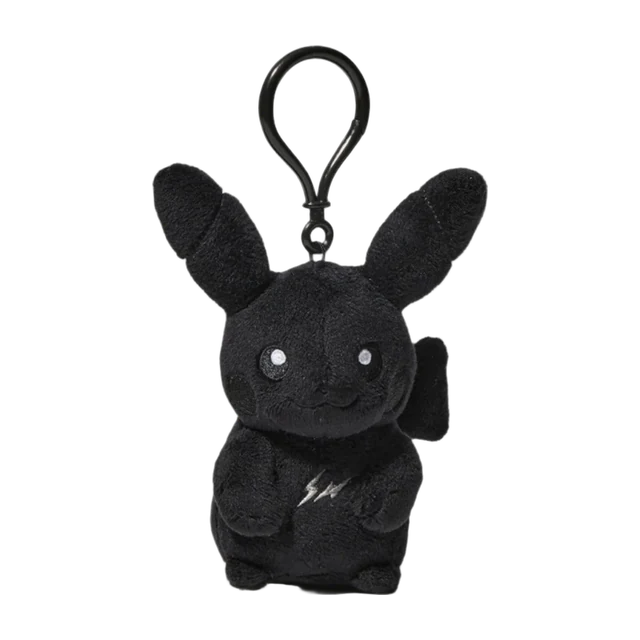 Pokémon Center 2018 Thunderbolt Project Black Pikachu Mascot Keychain