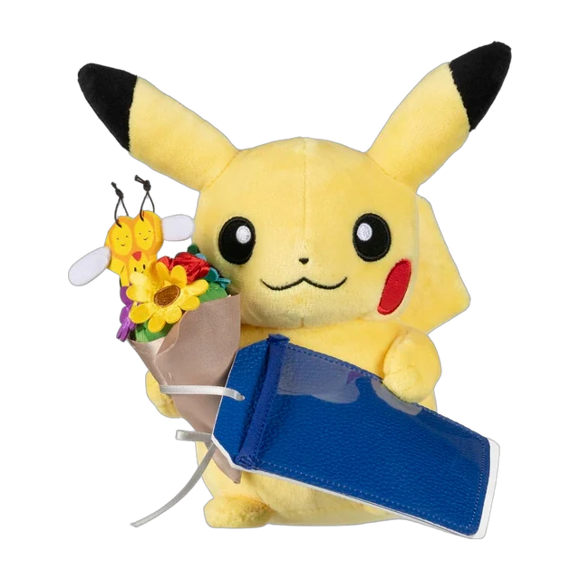 Pokémon Center 2019 USA Flower Bouquet Pikachu Plush