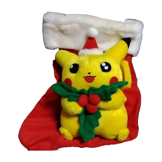 Banpresto 2001 Christmas Stocking Pikachu Plush