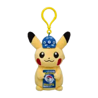 Pokémon Center 2022 TCG 25th Anniversary Pikachu Card Holder Mascot Keychain