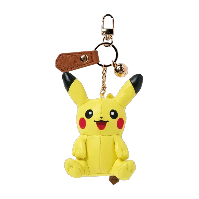 Pokémon Korea 2026 Mega Festa Eternal Antique Metal Leather Pikachu Mascot Keychain