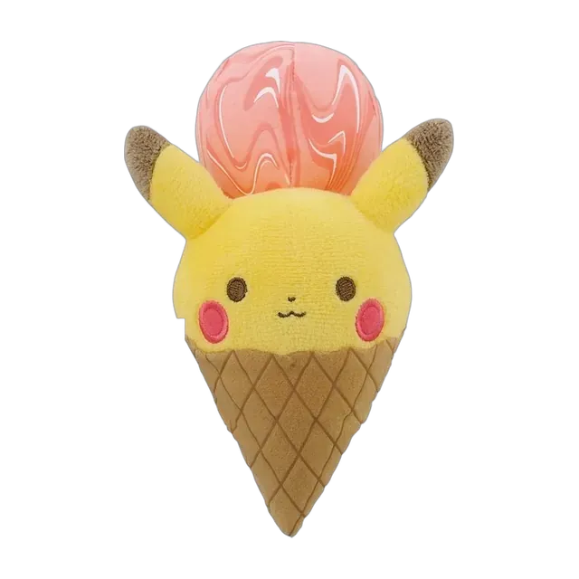 Banpresto 2017 Tea Party Various Sweets Ice Cream Cone Pikachu Plush