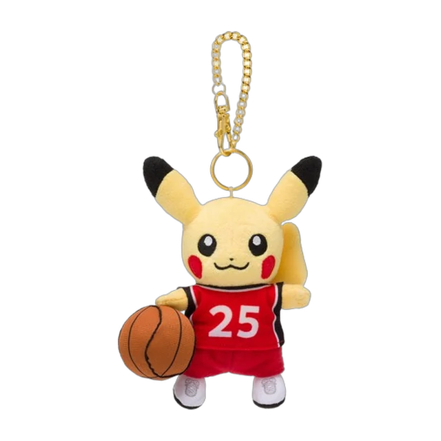 Pokémon Center 2020 Pokémon Sports Basketball Pikachu Mascot Keychain