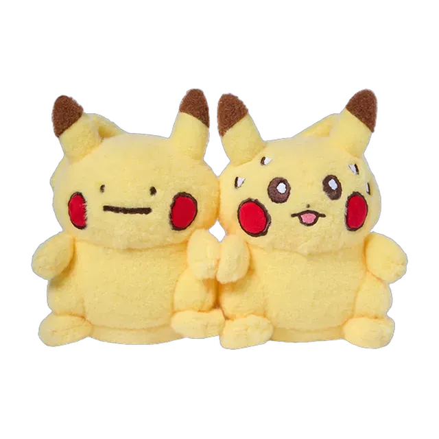 Pokémon Store 2026 Squishy Ditto's Day Ditto Is Transforming! Ditto Pikachu and Pikachu Plush