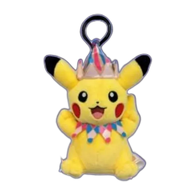 Pokémon Gym 2025 Guangzhou Masters Party Hat Pikachu Mascot Keychain