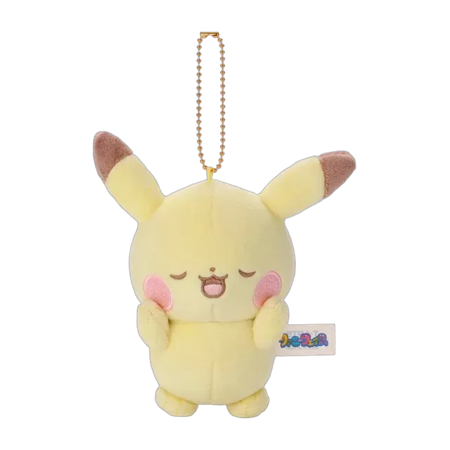 Takara Tomy 2026 PokéPeace Funny Face Laughing Pikachu Mascot Keychain