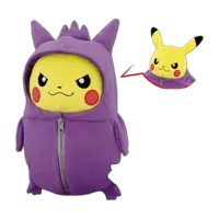 Banpresto 2016 Ichiban Kuji Pikachu Sleeping Bag Collection NukuNuku Style Pikachu in Gengar Sleeping Bag Large Plush