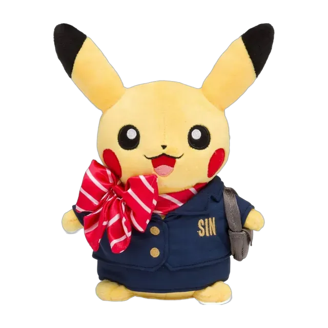Pokémon Center 2019 Singapore Grand Opening Cabin Attendant Pikachu Plush