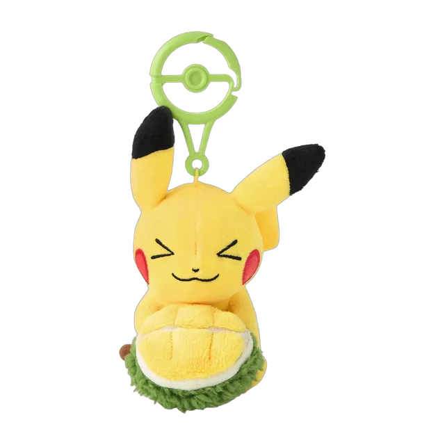 Pokémon Center 2026 Singapore Renewal Opening #2 Durian Pikachu Mascot Keychain