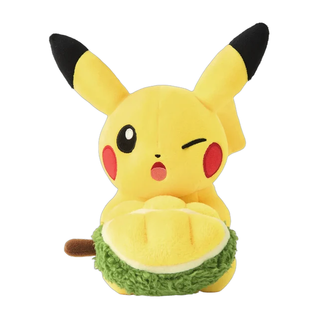 Pokémon Center 2026 Singapore Renewal Opening #1 Durian Pikachu Plush