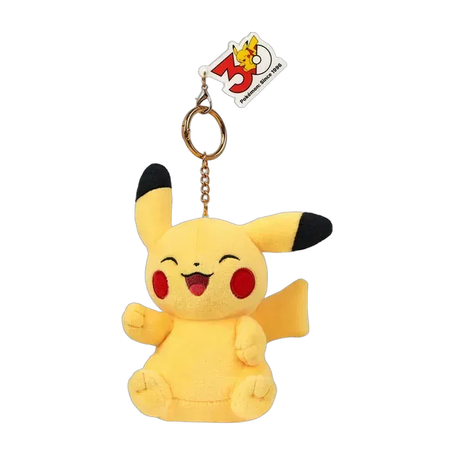 Pokémon Center 2026 30th Anniversary Expression Series Pikachu Mascot Keychain (Relaxed)