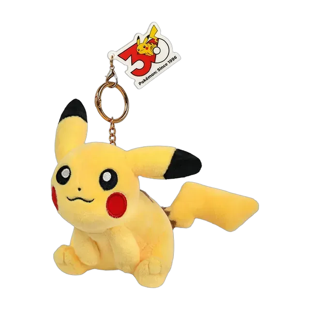 Pokémon Center 2026 30th Anniversary Expression Series Pikachu Mascot Keychain (Running)