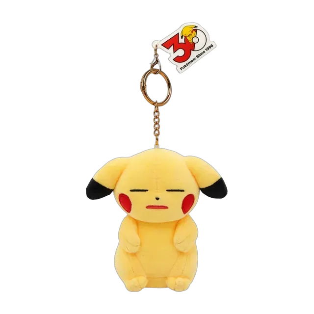 Pokémon Center 2026 30th Anniversary Expression Series Pikachu Mascot Keychain (Tired)