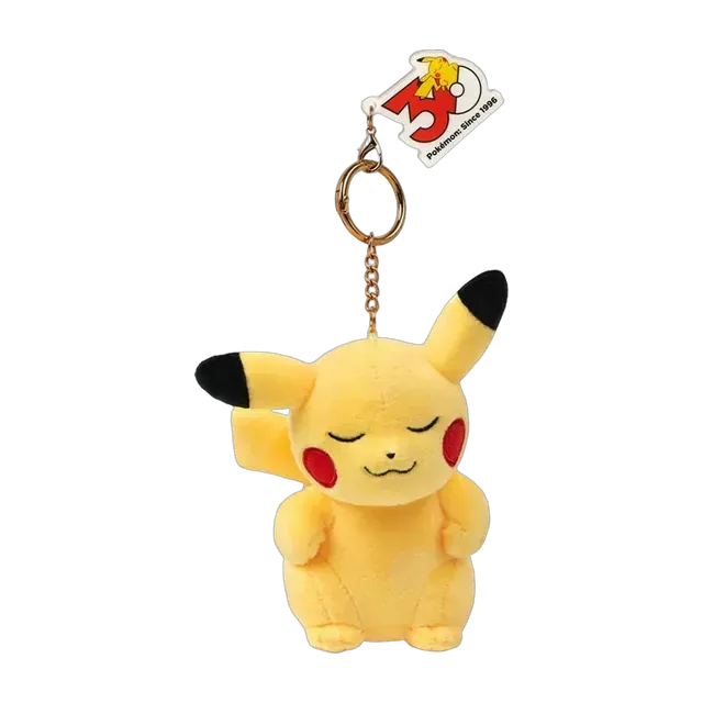 Pokémon Center 2026 30th Anniversary Expression Series Pikachu Mascot Keychain (Hands on Hips)