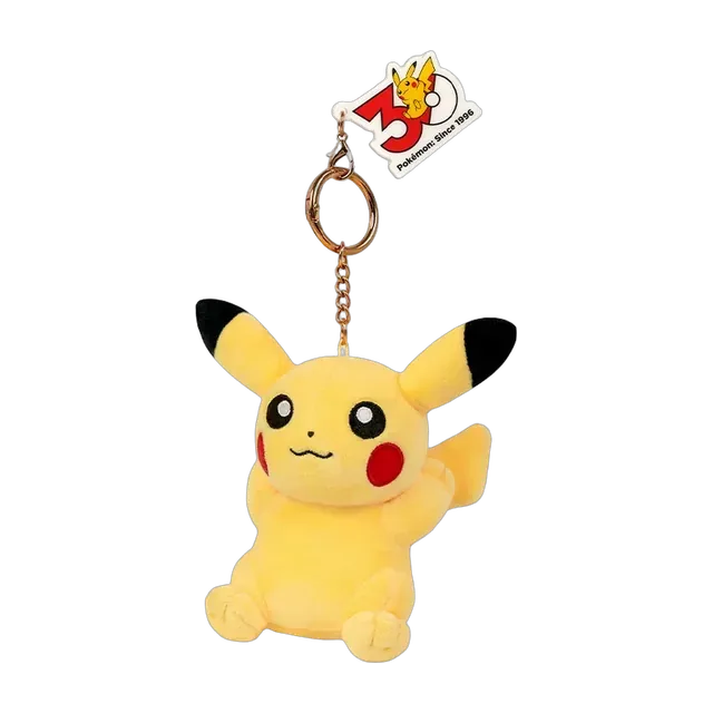 Pokémon Center 2026 30th Anniversary Expression Series Pikachu Mascot Keychain (Leisurely)