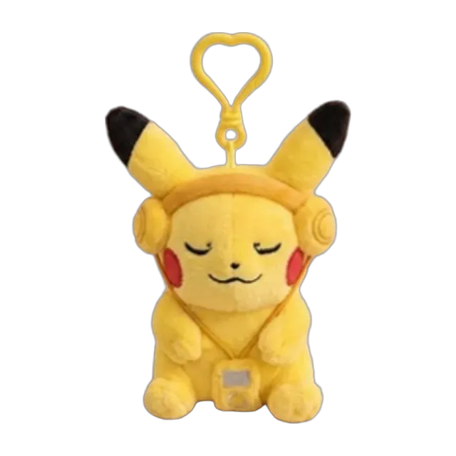 Pokémon Korea 2026 Korea Music Headset Pikachu with Headphones Mascot Keychain