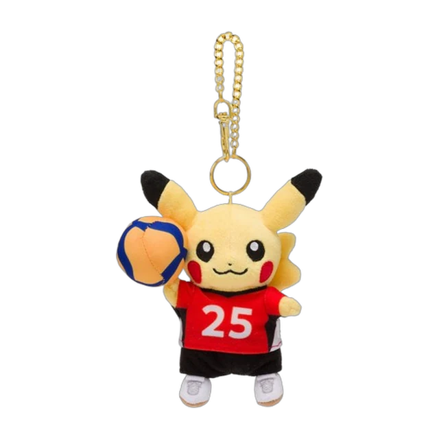 Pokémon Center 2020 Pokémon Sports Volleyball Pikachu Mascot Keychain