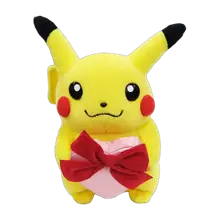 Pokémon Center 2003 Monthly Pikachu February Pikachu with Valentine Heart Plush